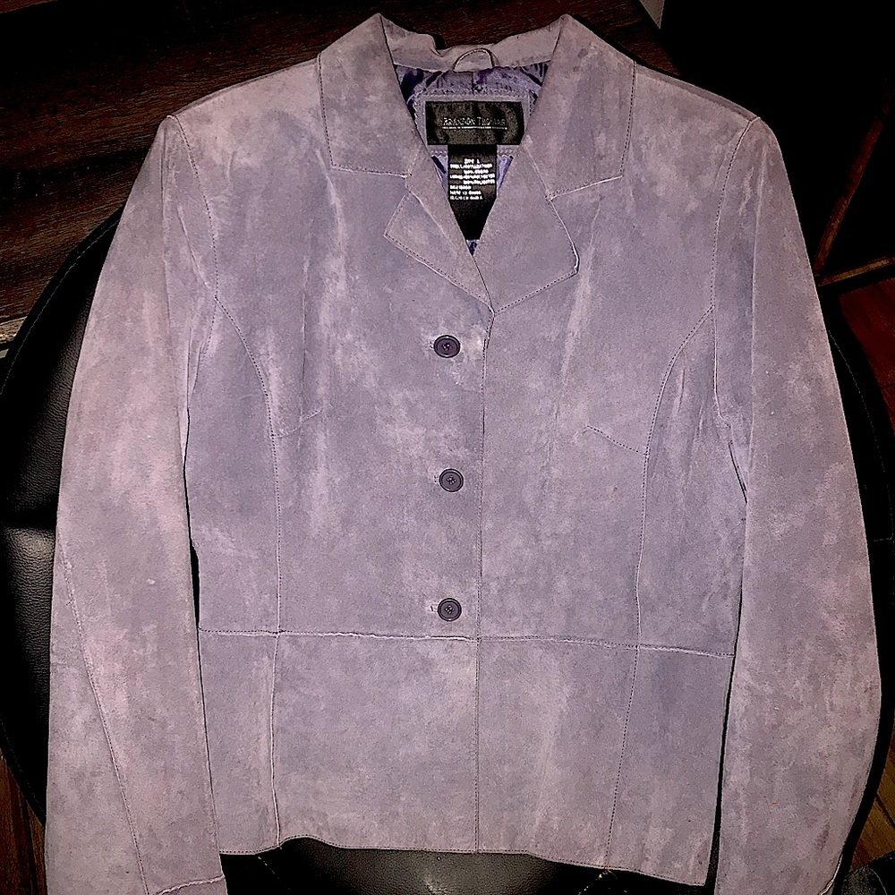 BRANDON THOMAS. Jacket 100% leather. Used